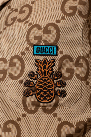 gucci gg marmont large shoulder bag - Beige The 'Gucci Pineapple' collection  short - sleeved shirt Gucci - WgmahockeyShops KR