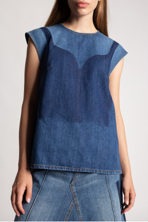 Alexander McQueen Denim top