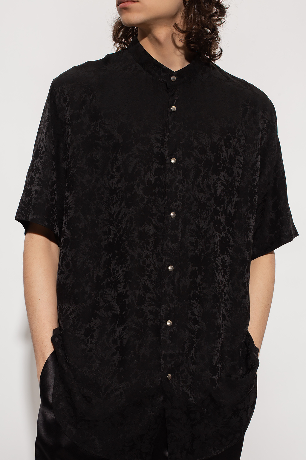 Saint Laurent Shirt with standing collar