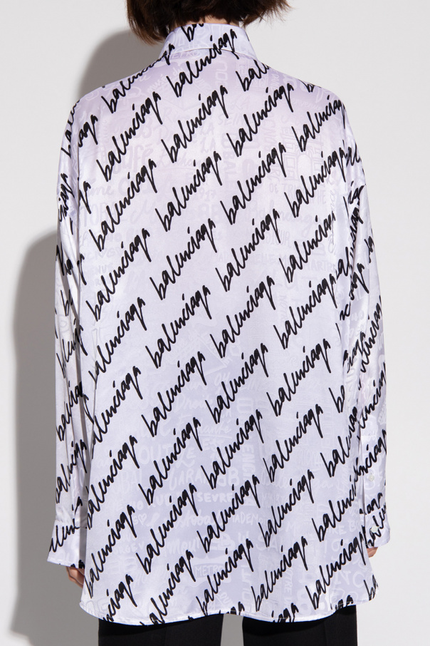 silk balenciaga shirt