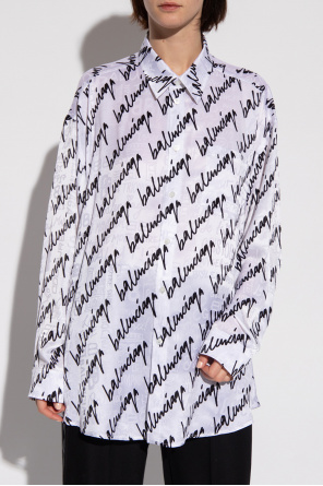 Balenciaga Jedwabna koszula typu ‘oversize’