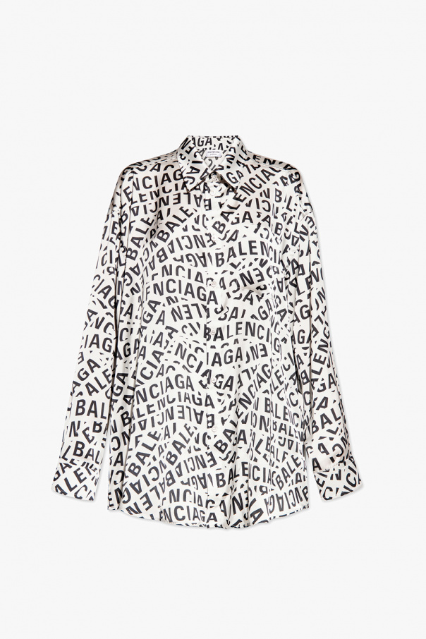 Balenciaga graphic-print zip hoodie