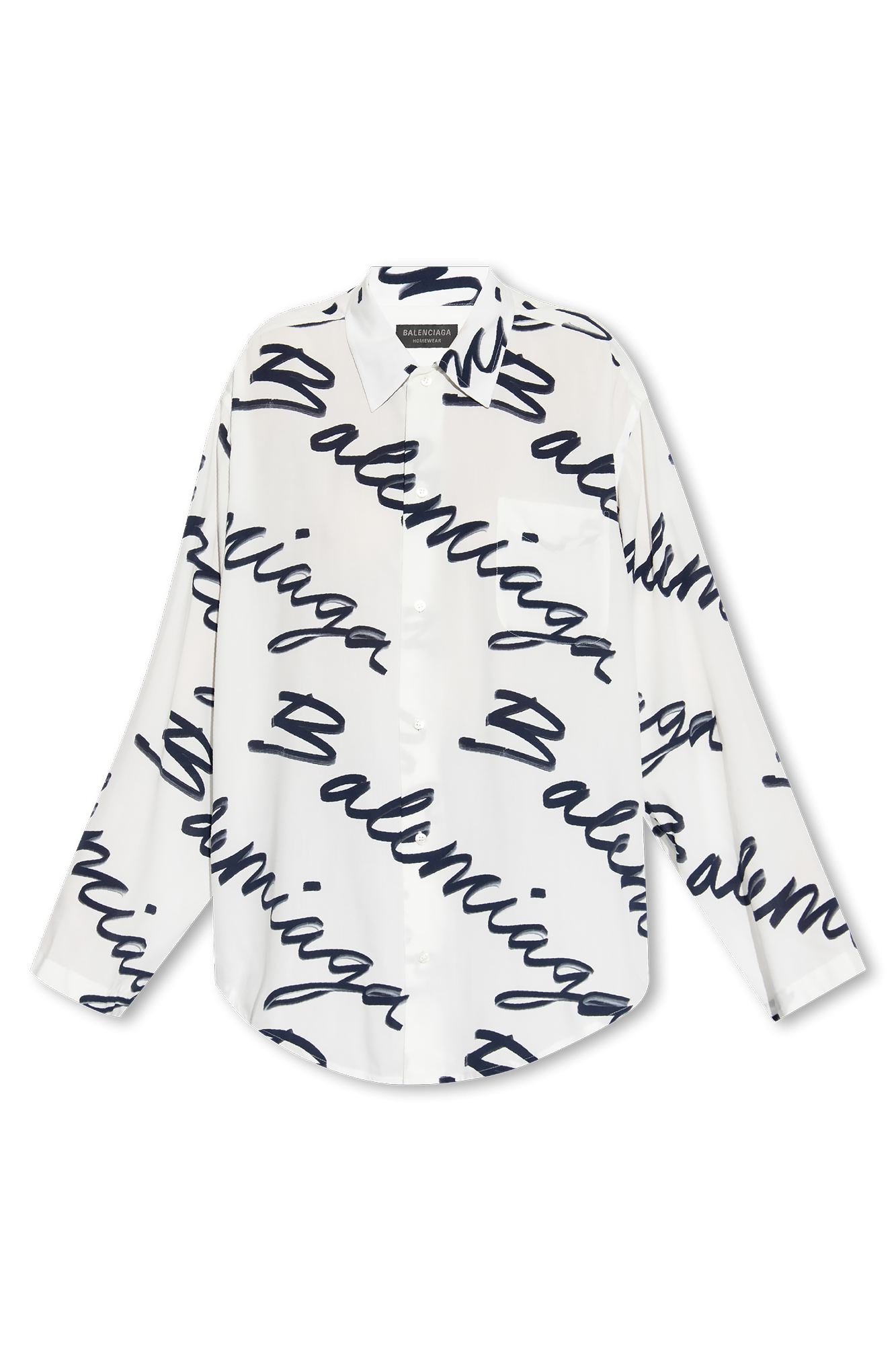 Balenciaga Monogram Shirt Mens Fashion Tops  Sets Tshirts  Polo  Shirts on Carousell