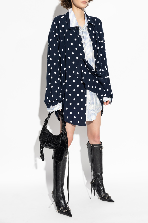 Balenciaga Polka dot shirt