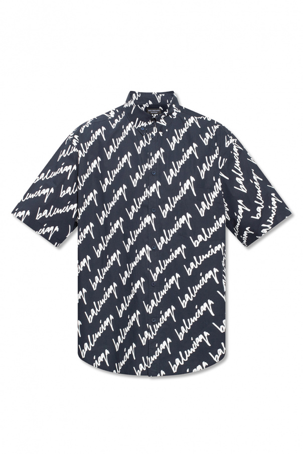 Balenciaga ‘Scribble’ shirt Horizons with short sleeves