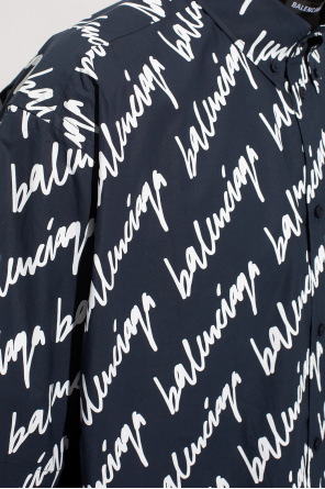 Balenciaga ‘Scribble’ shirt with short sleeves