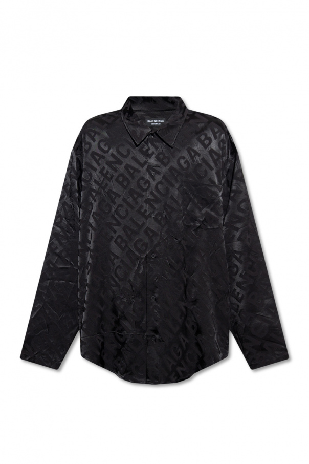 Balenciaga Oversize blacksilver shirt