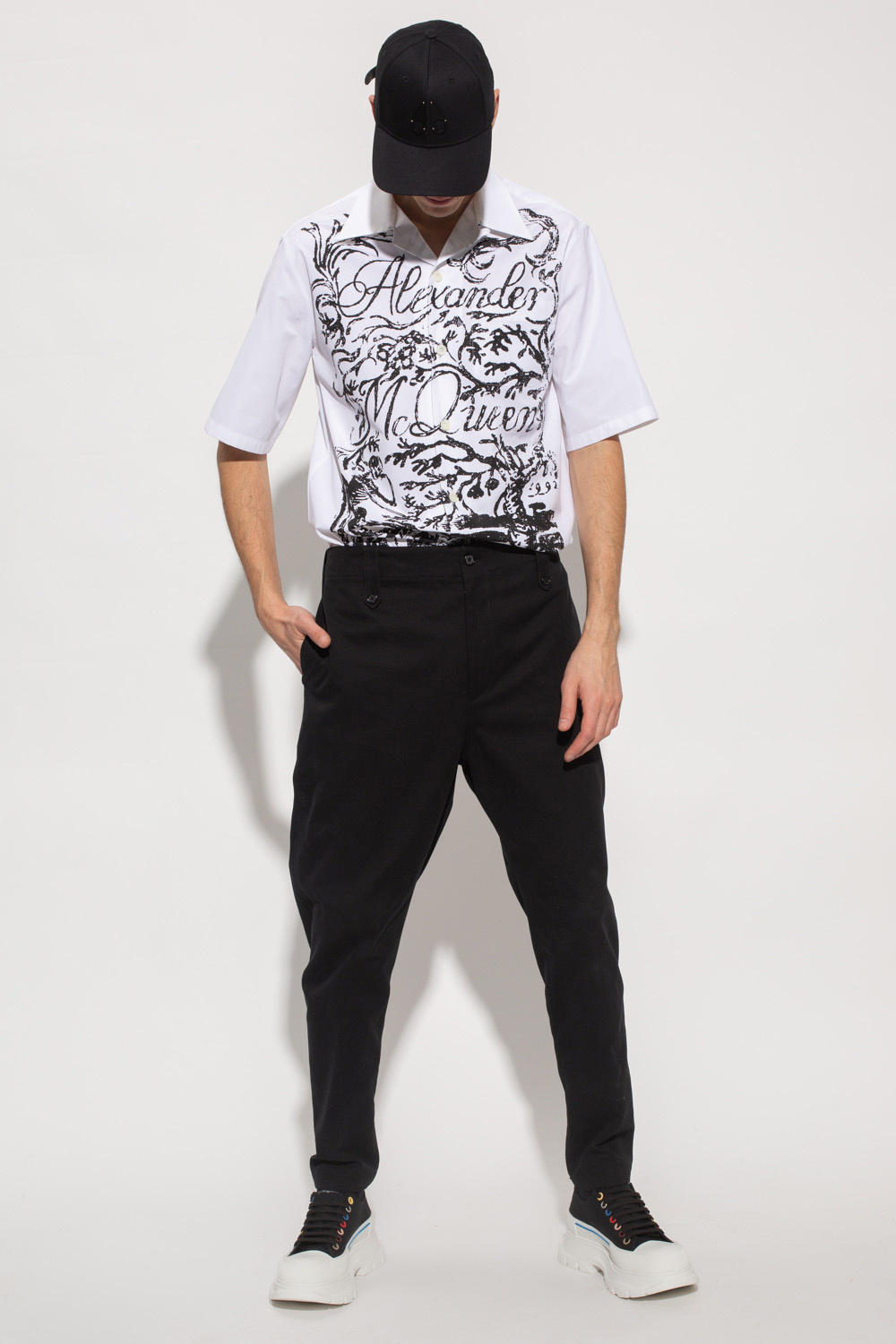 Alexander McQueen Shirt with short sleeves | Men's Clothing | Vitkac