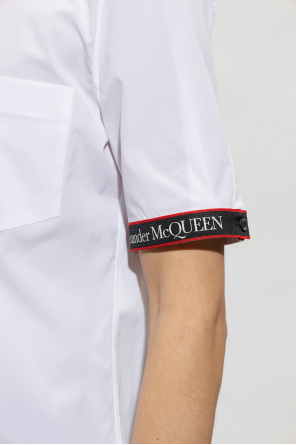 Alexander McQueen Alexander McQueen cropped balloon-sleeve shirt White