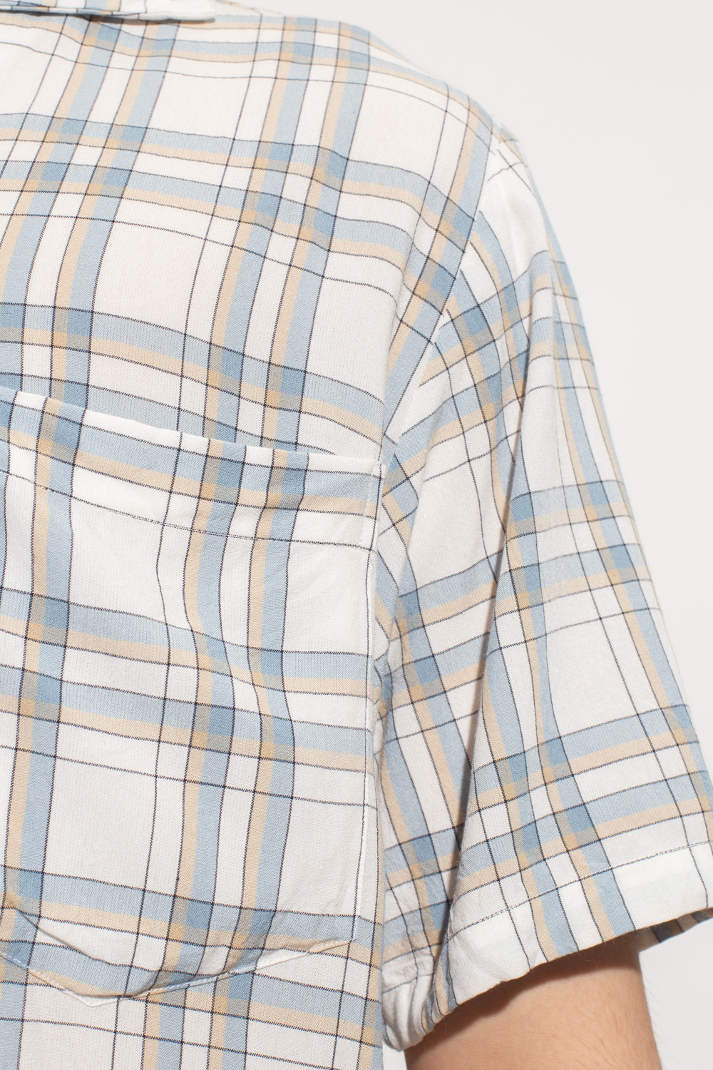 gucci WODA Checked shirt