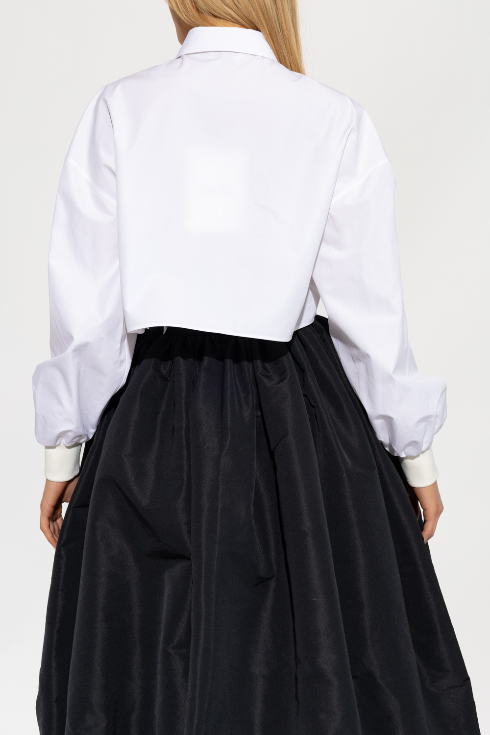 Alexander McQueen Oversize crop shirt