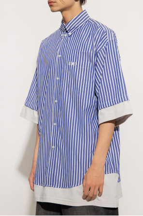 Balenciaga Striped Sportswear shirt