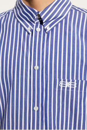 Balenciaga Striped Sportswear shirt