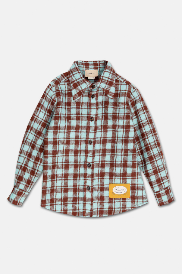 Gucci Kids Check shirt