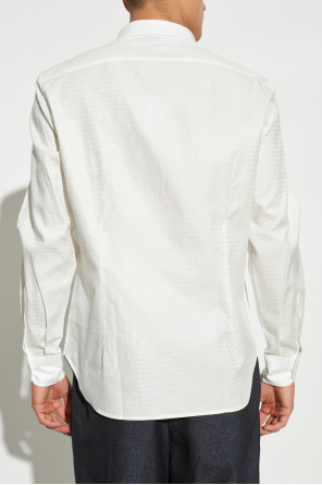 Emporio Armani Cotton shirt with monogram