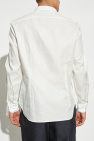 Emporio Armani WHITE Cotton shirt with monogram