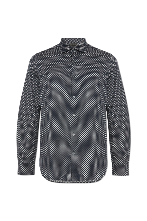 Emporio Armani Cotton shirt with monogram