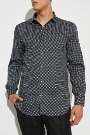 Emporio Armani Cotton shirt with monogram