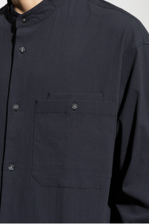 Emporio Armani Shirt with stand-up collar