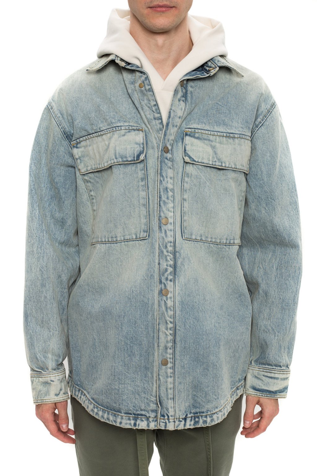 fear of god denim shirt