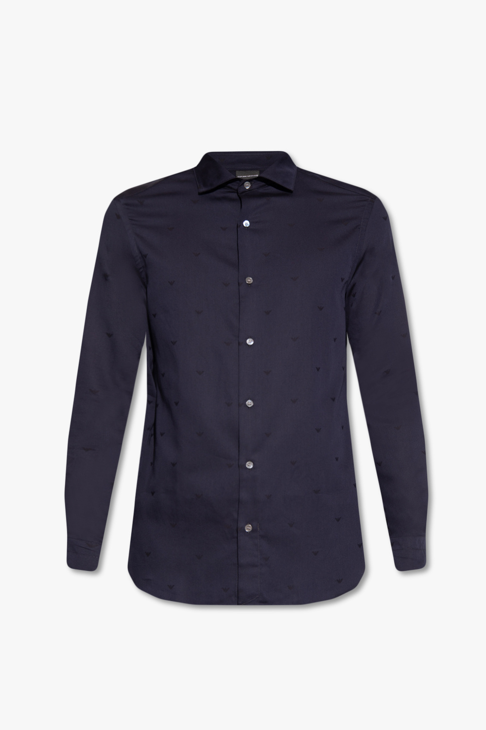 Emporio a287 armani Cotton shirt with monogram