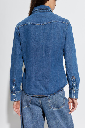 FRAME Camisa vaquera con bolsillos