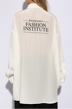 Balenciaga paisley-print Shirt with logo