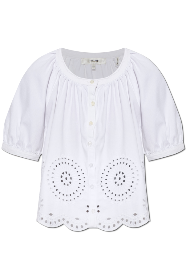 Top with openwork trim od FRAME