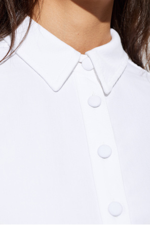 FRAME Shirt with openwork trim