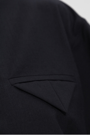 Bottega Veneta Wollhemd mit Tasche