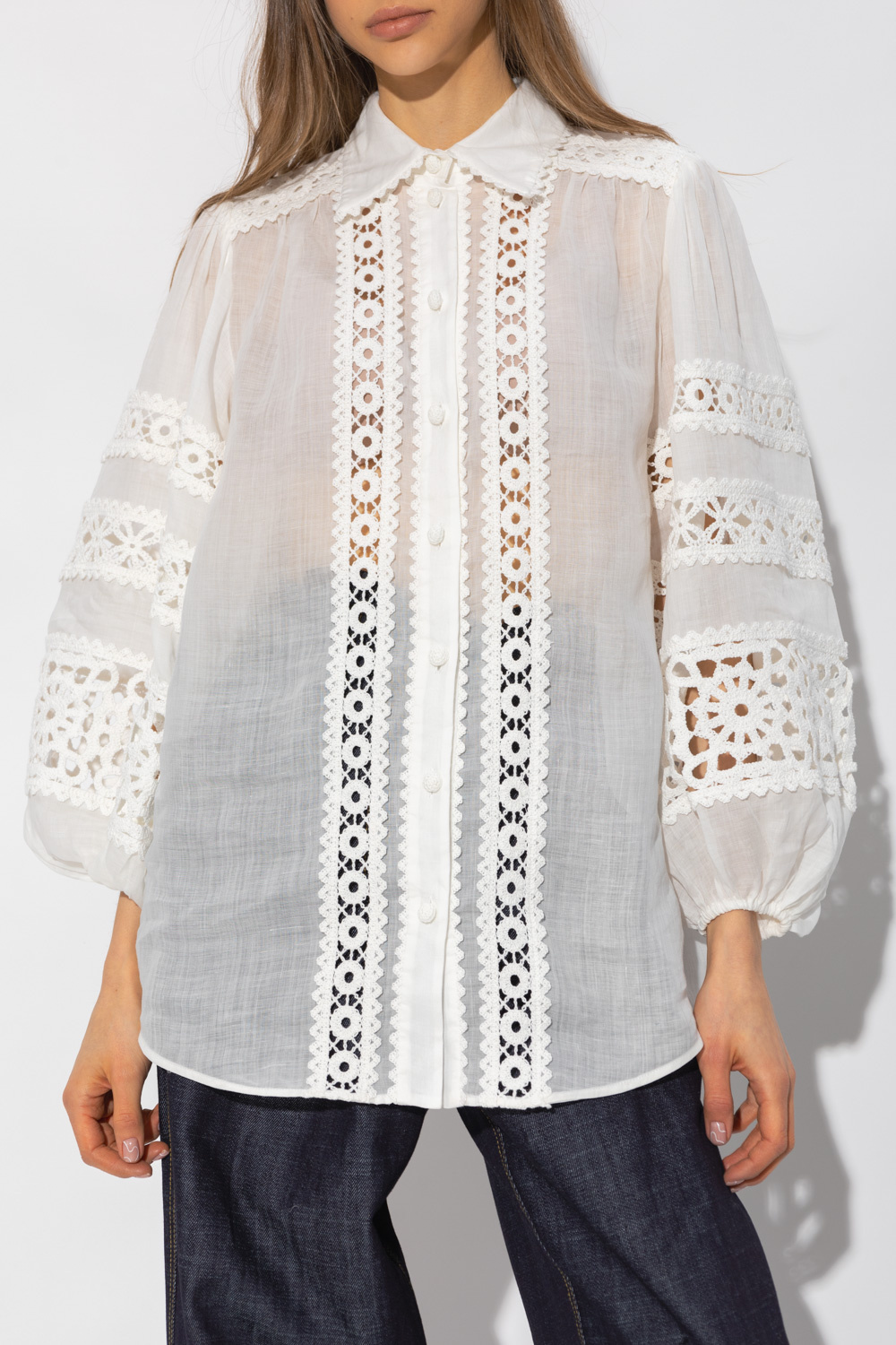 Zimmermann Shirt with puff sleeves