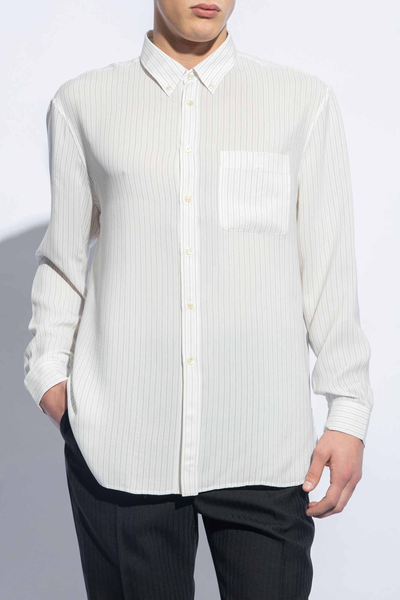 Saint Laurent Pinstriped shirt