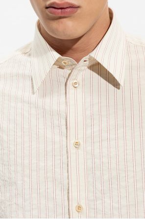 Gucci Bawełniana koszula z wzorem w paski