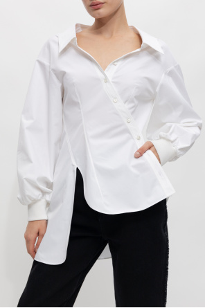 Alexander McQueen Shirt with asymmetrical fastening