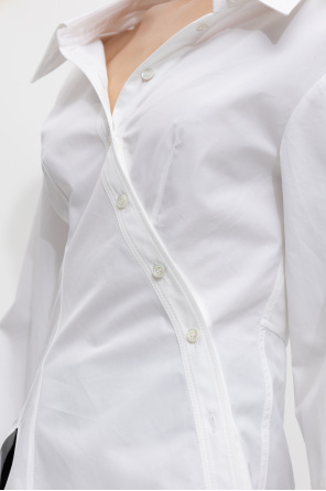 Alexander McQueen Shirt with asymmetrical fastening