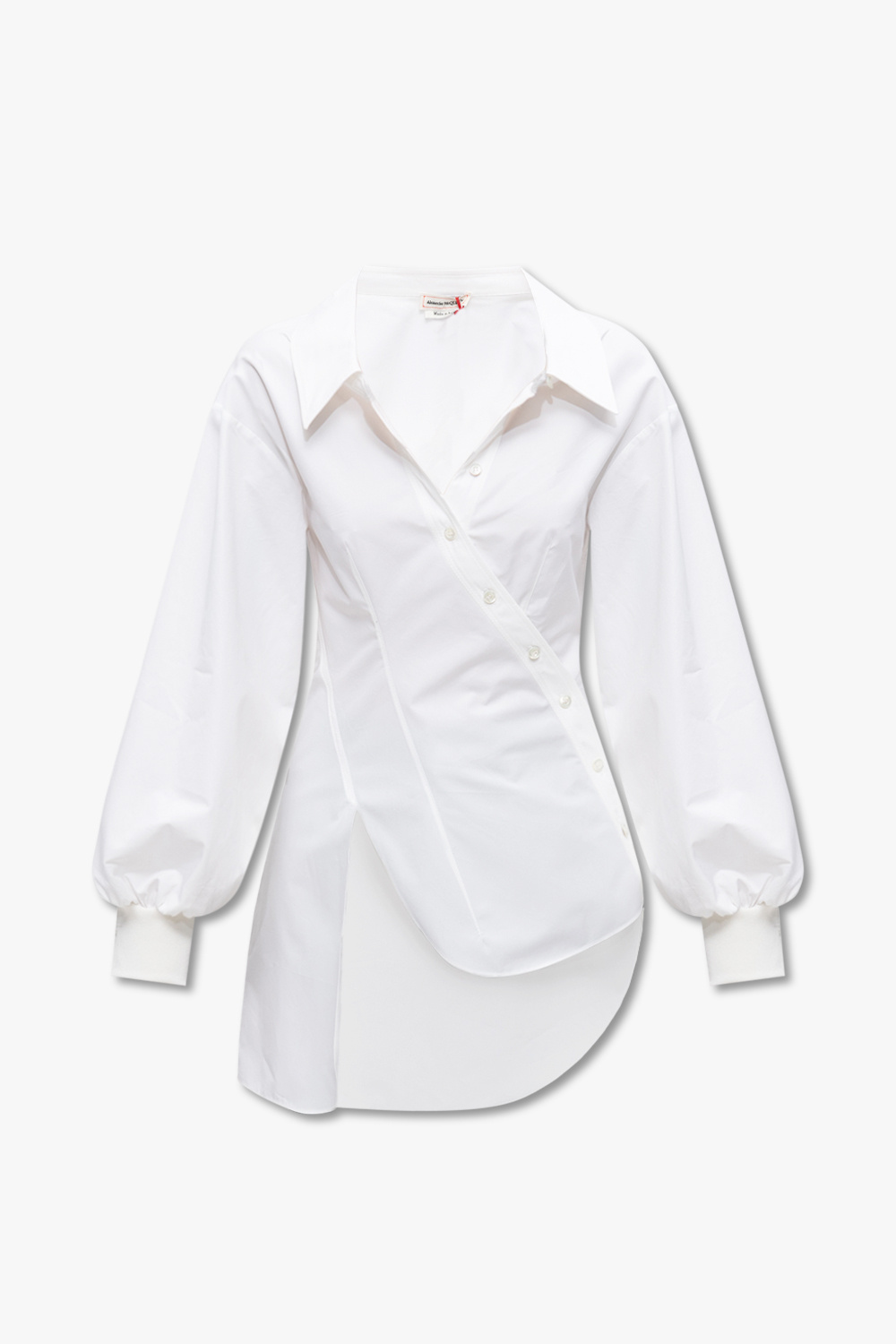 Alexander McQueen Shirt with asymmetrical fastening