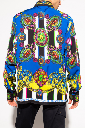 All Over Print Fleece Sweatshirt cropped x KidSuper Printed shirt