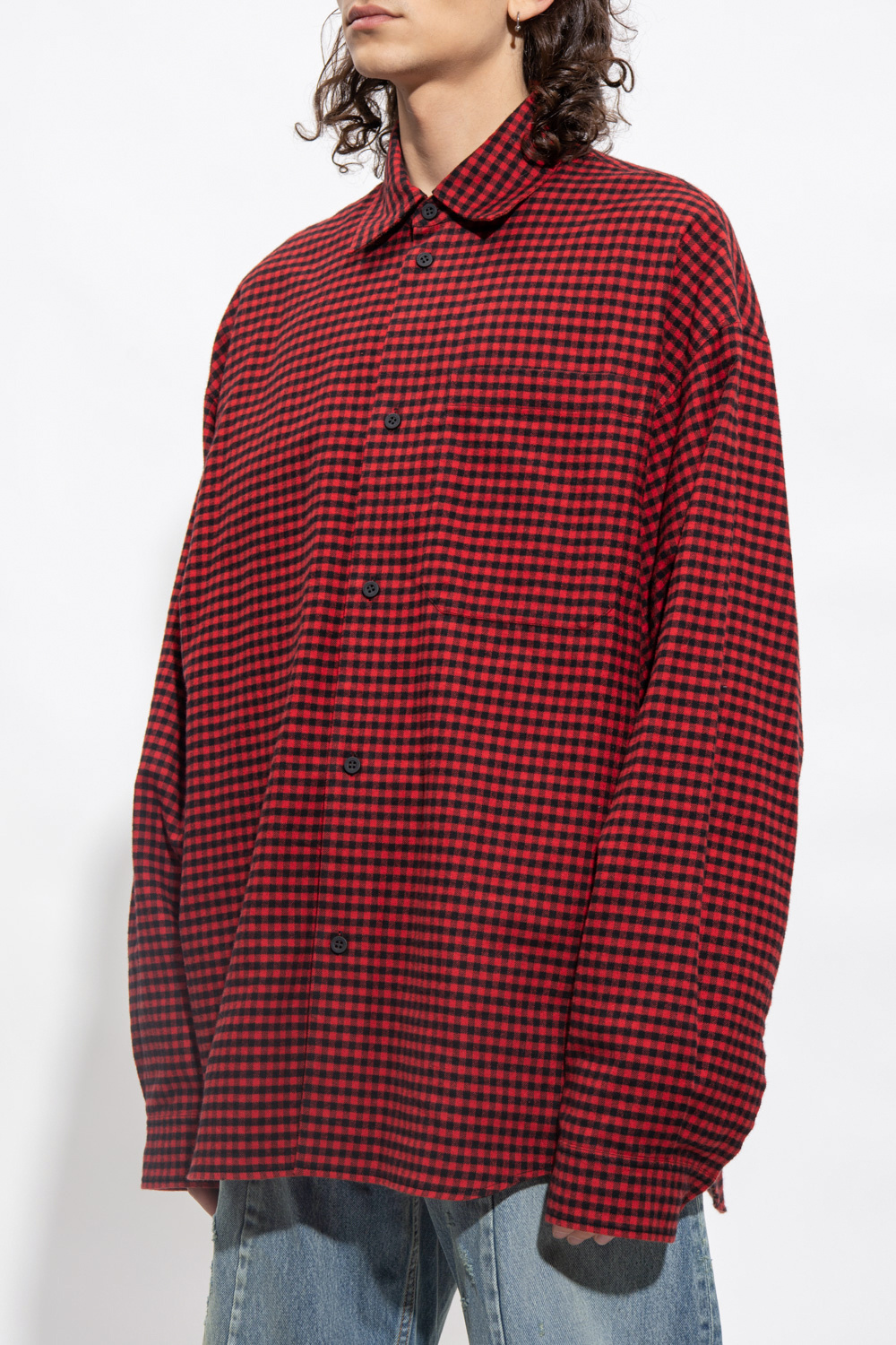 Balenciaga Oversize reversible shirt