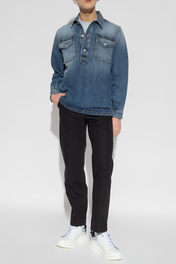 Alexander McQueen Koszula jeansowa