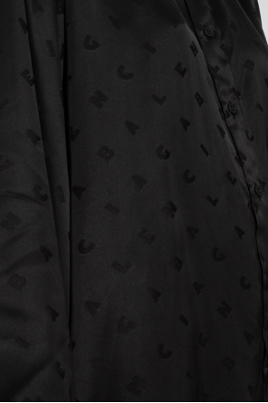 Balenciaga Selected New Pima Short Sleeve O Neck B T-Shirt