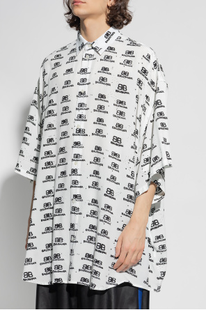 Balenciaga cotton shirt with monogram