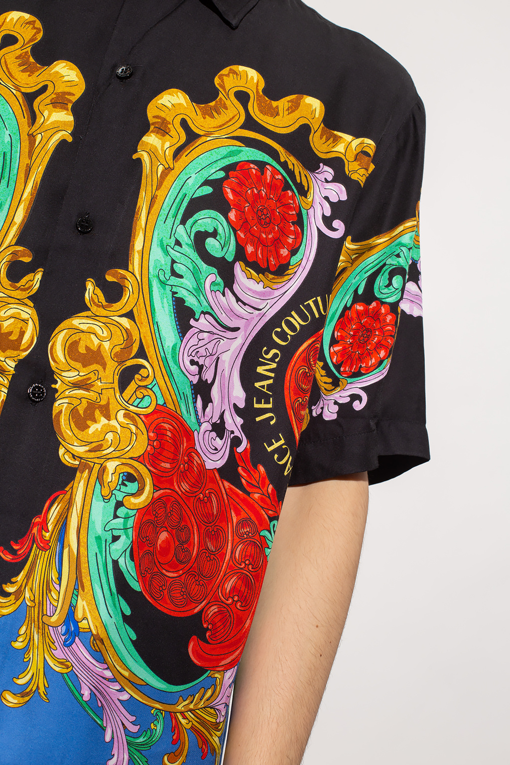 Versace Jeans Couture sweatshirt shirt with ‘Sun Flower Garland’ VETEMENTS