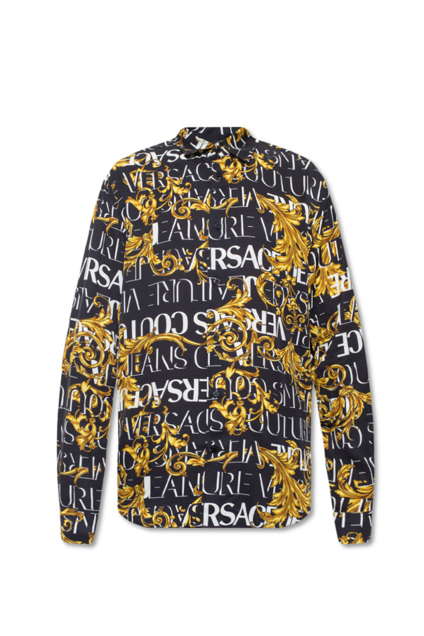 EMPORIO ARMANI two-tone geometri sweater Patterned shirt