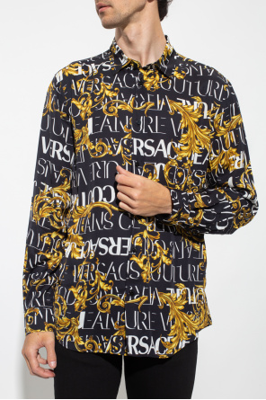 EMPORIO ARMANI two-tone geometri sweater Patterned shirt