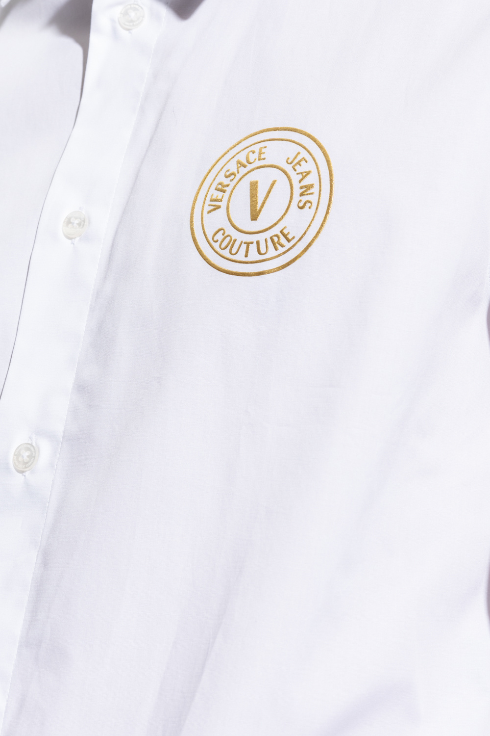 Versace jeans knit Couture Shirt with logo