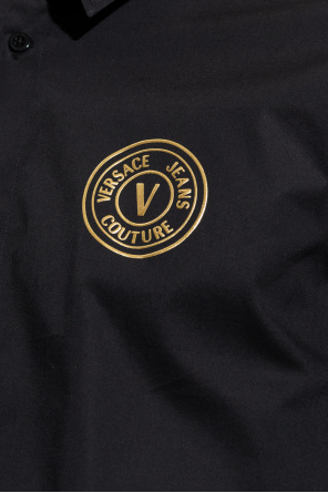 Versace Jeans Couture Evisu lace print Seagull logo T-shirt