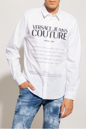 Versace Blaire jeans Couture Shirt with logo