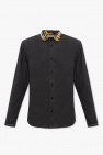 Versace Jeans Couture BLACK Shirt with decorative collar