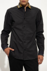 Versace Jeans Couture BLACK Shirt with decorative collar