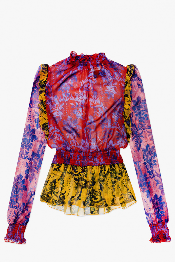 Versace Jeans Couture Top with floral motif